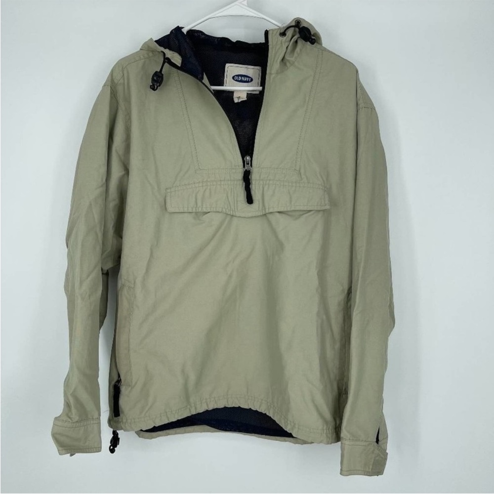 Old Navy Men's Casual Hooded Pullover Tan Jacket Medium